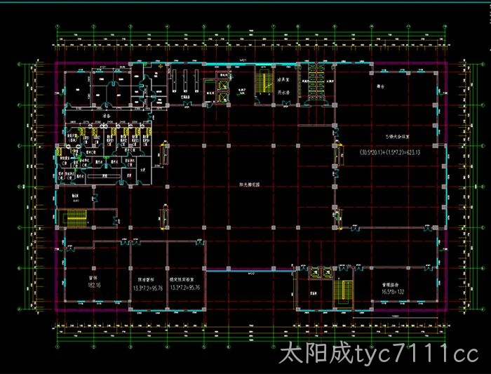 研发大楼平面图样式
